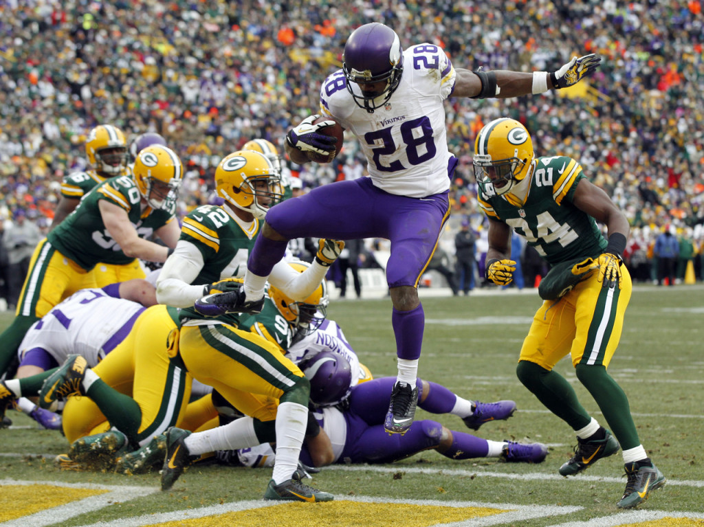 Vikings score TD vs Packers